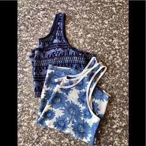 Pair of Mudd Sheer Tank Tops, Juniors, Large